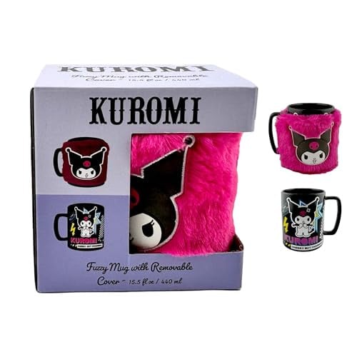 Sanrio Kuromi Cheeky Punky Fuzzy Mug - Meerkleurig
