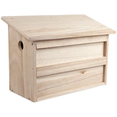 Nistkasten WINDHAGER "Twinhouse Sparrow", beige (natur), Massivholz, Tierhäuser