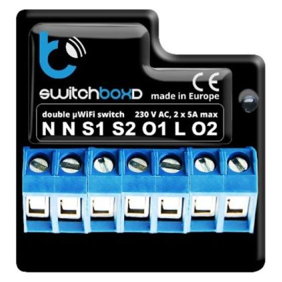 BleBox WLAN-Schaltaktor switchBoxD V2 2-fach (Schaltaktor) (switchboxd)