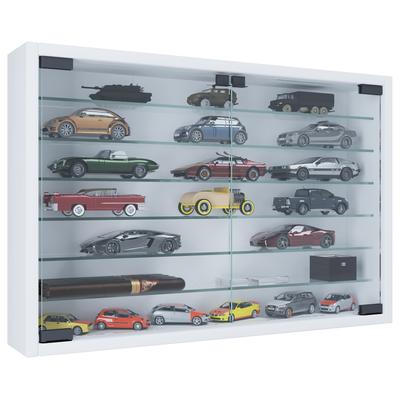 Wandregal VCM "Hängevitrine Wandvitrine Sammel Deko Mandosa XL", weiß, B:60cm T:10cm, Regale, Wandregal