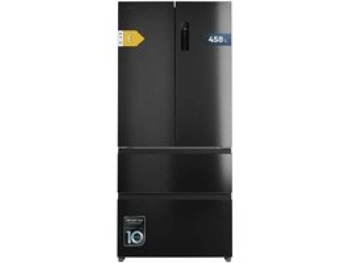 Cecotec Réfrigérateur Porte Française de 4 Portes Semi-Intégrable 458L Total No Frost Bolero CoolMarket F2D 458 SBI Dark E