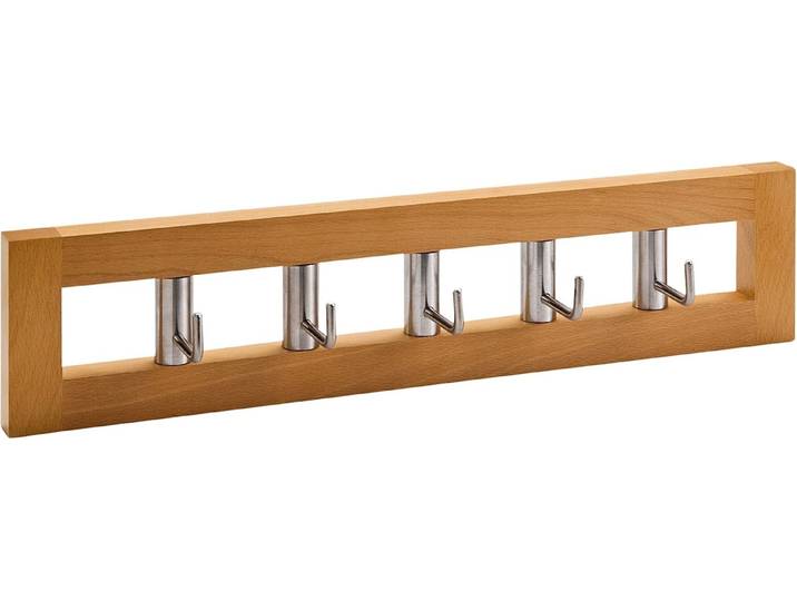 Garderobenleiste HEINE HOME, braun (buche), B:50cm, Garderobenhalter, Garderobenleiste