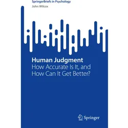 Human Judgment, Sachbücher von John Wilcox
