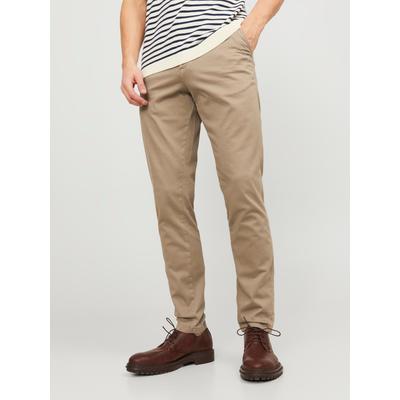 Jack & Jones "JJIMARCO mit Badge und hohem Tragekomfort" unifarben, modisch, slim fit, Baumwollmischung