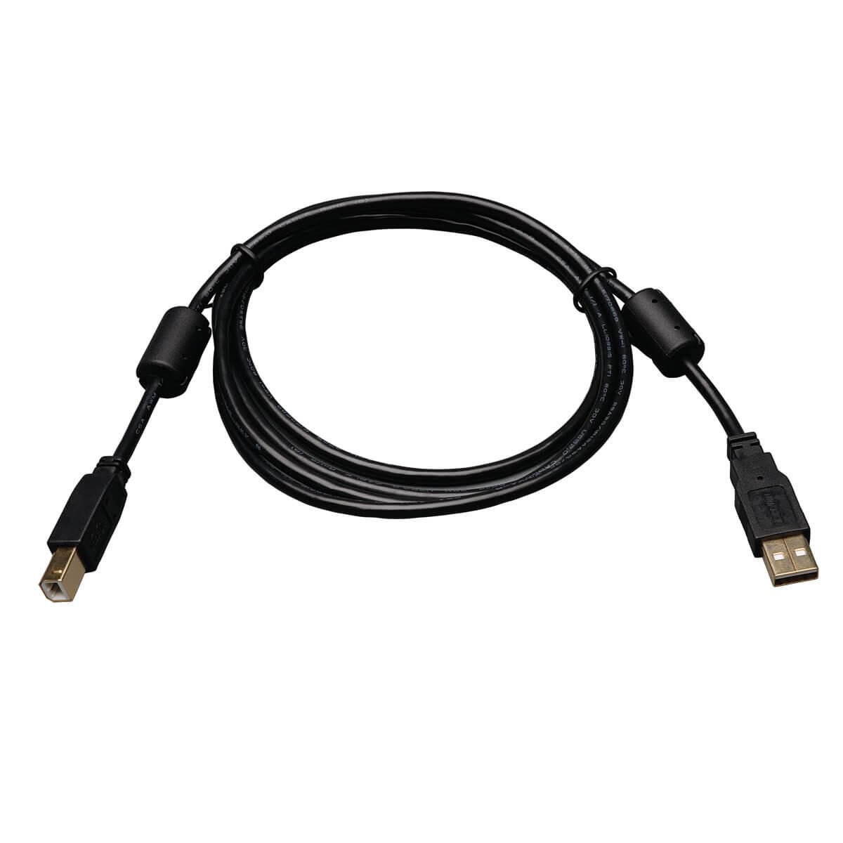 Eaton Tripp Lite Series USB 2.0 A/B Kabel mit Ferrite Chokes (Stecker/Stecker), 6 ft. (1.83 m) U023-006