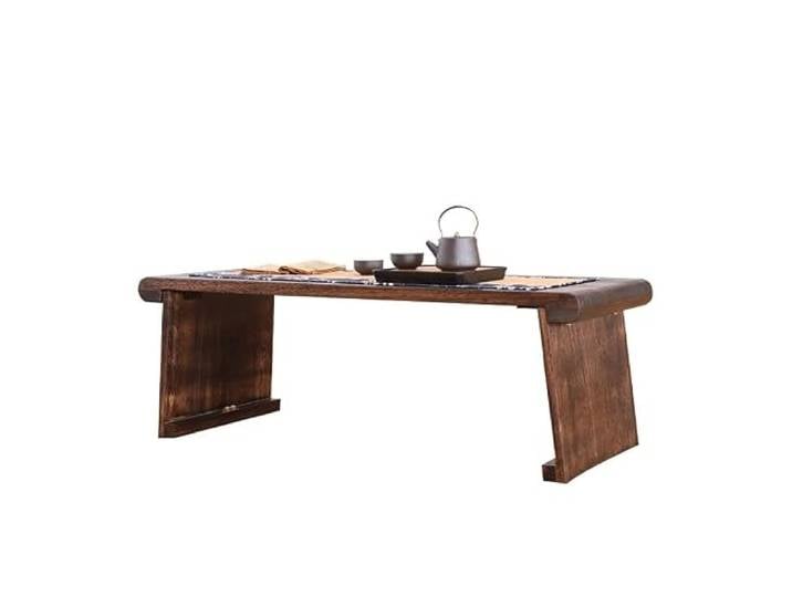 YCCHAH Wohnzimmermöbel, kreativer chinesischer Stil, Massivholz, Teekunst, Dekoration, Tisch, multifunktional, tragbar, Bett, schwimmendes Fenster, Kaffee-Beistelltische, Wohnzimmer (110 x 40 x 37 cm)