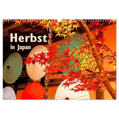 Herbst in Japan (Wandkalender 2026 DIN A3 quer), CALVENDO Monatskalender