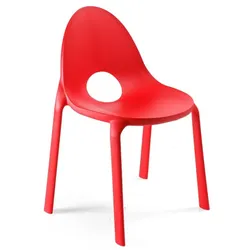 2er-Set Infiniti Stuhl Drop Kunststoff Rot