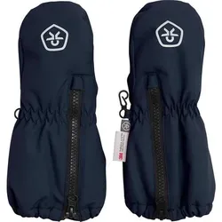 COLOR KIDS Color Kids Kinder Feustling Mittens Long W. Zipper, Größe 6-12M in Blau Blau