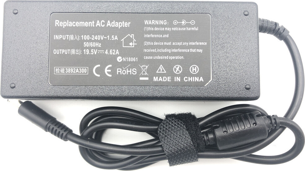 T-ProTek 90W adapter netvoeding en oplader compatibel met Dell XPS 13 Classic model