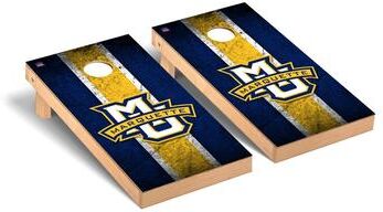 Skip's Garage Marquette Golden Eagles Vintage Cornhole Board Set