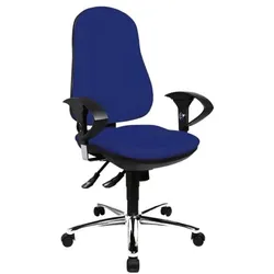 Topstar Bürostuhl »Support Deluxe« mit Armlehnen blau