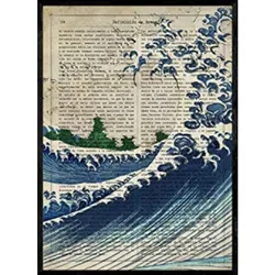 POSTER Nacnic-Der Watte 2 A4 Schwarzer Rahmen