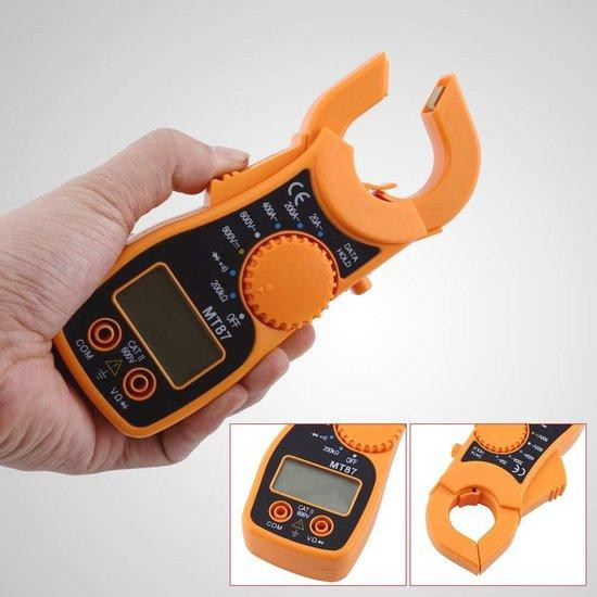 Professionele Digitale Multimeter AC DC Stroomtang en Ohmmeter