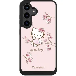 Nivocase Handyhülle für Samsung Galaxy S24 Hülle NIVOpure Case Schwarz Fanartikel Hanami Hello Kitty (Samsung Galaxy S24), Smartphone Hülle, Schwarz