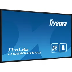 iiyama ProLite LH3260HS-B1AG (1920 x 1080 Pixel, 31.50"), Digital Signage, Schwarz