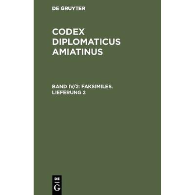 Faksimiles. Lieferung 2, Gebundene Ausgabe von , De Gruyter, 978-3-484-80095-3