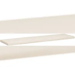 DELUKE Sitzkissen PARIS 186x48x8cm, Kunststoff, Creme Sitzkissen Outdoor für Gartenbank