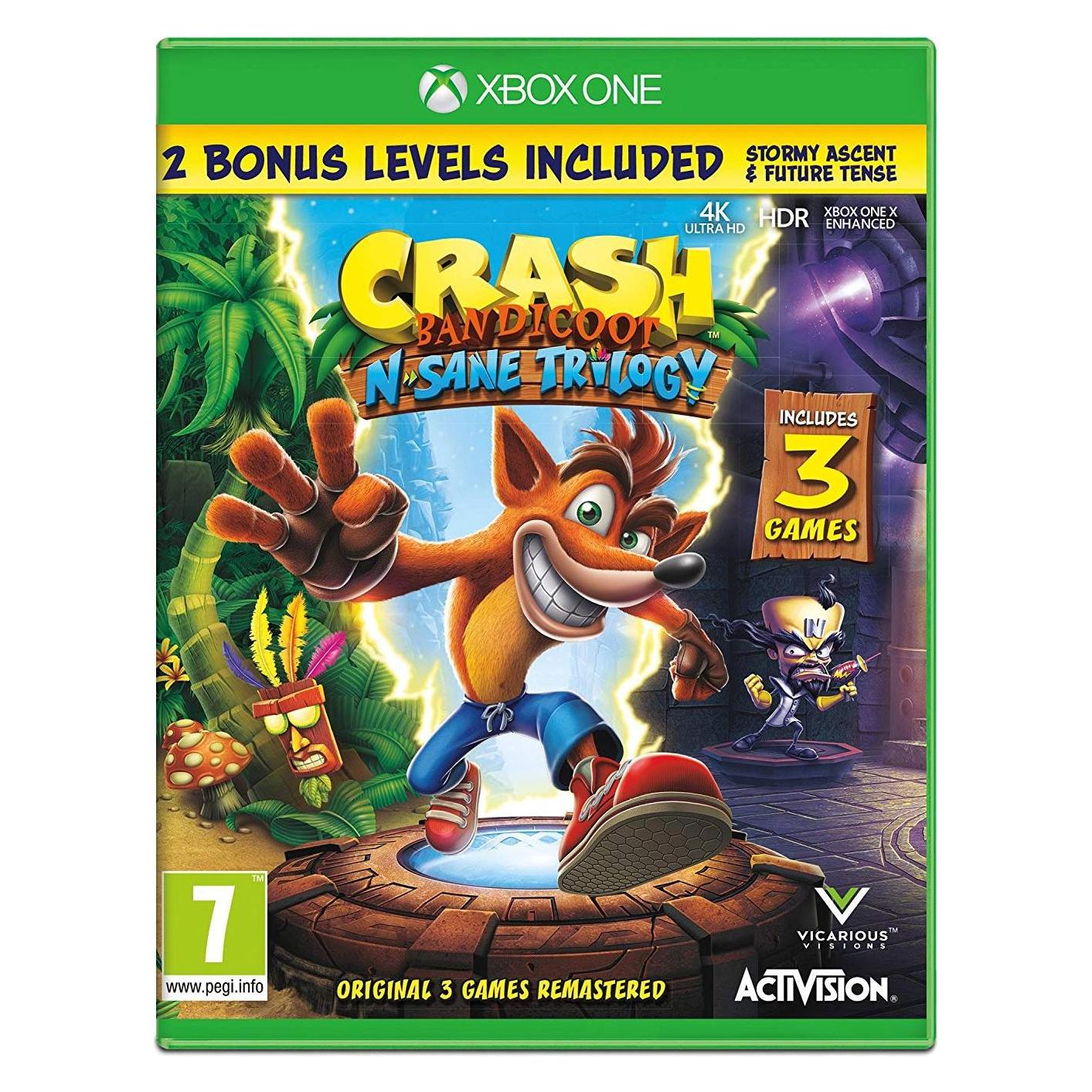 Activision Microsoft Crash Bandicoot N. Sane Trilogy, Xbox One (Xbox One S, EN) (M1READACT23659)