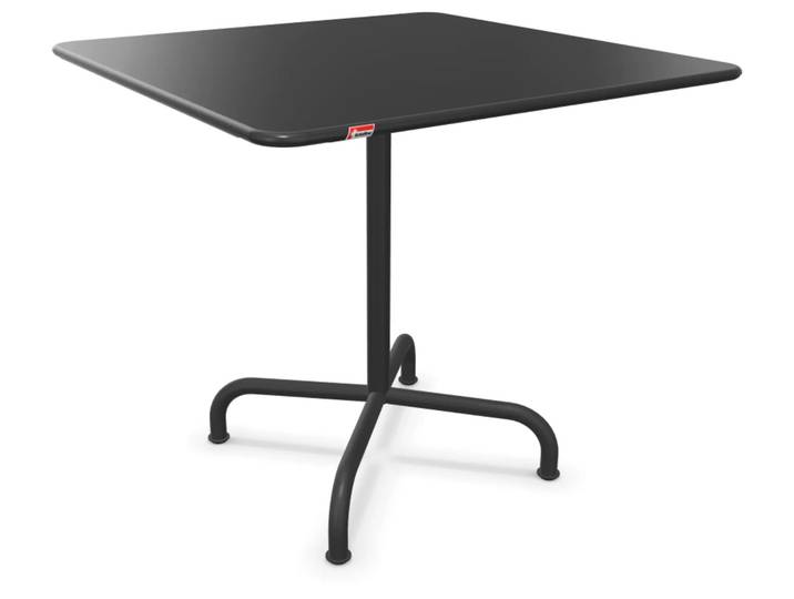 Metall-Tisch Rigi Quadratisch von Schaffner / Farbe: Anthrazit / Grösse: 80 x 80 cm