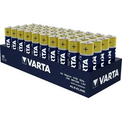 Varta Longlife AA Batterien 40 Stück 1,5V Alkaline Made in