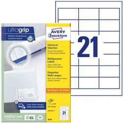 Avery, Etiketten, Universal-Etiketten