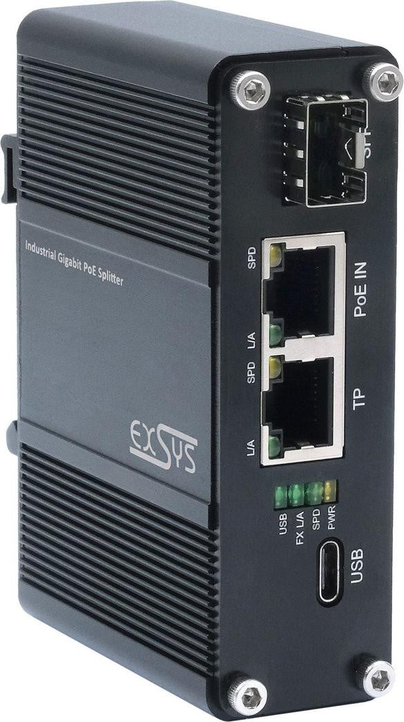 Exsys PoE splitter EX-60328 Switch 1 Gbps