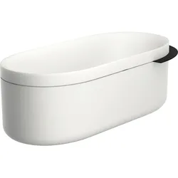 hansgrohe AXOR Suite Badewanne, freistehend, 1900x850x630mm, SOLIDSurface, 2 Personen, 190 Liter, 42005670, Farbe: Mattschwarz