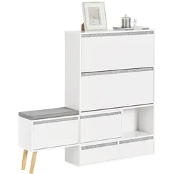 SoBuy, Schuhschrank, Stanley (124 x 24 x 115 cm)