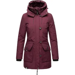 NAVAHOO Damen Winterjacke Warm gefütterter Wasserdichter Wintermantel Freezestoorm