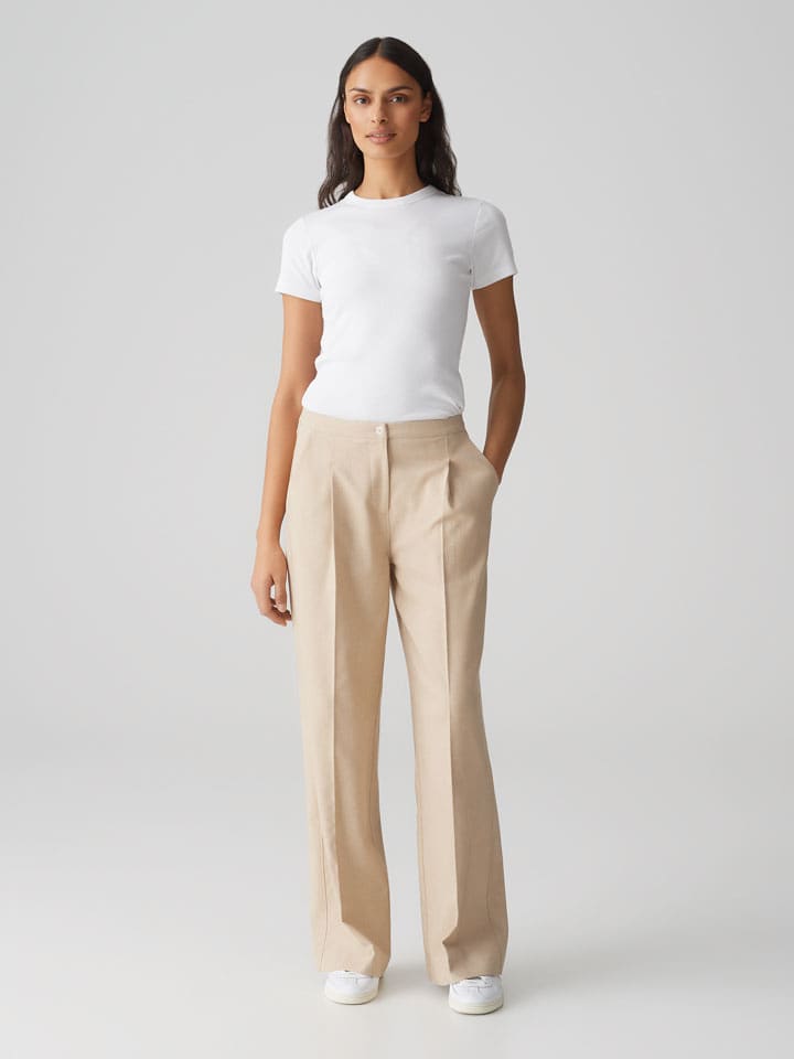 OPUS Hose "Maiga" in Beige - 36
