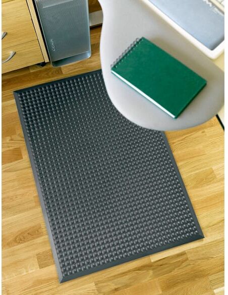 StÃ¥matta Yoga Pur 66x96cm, gummi grÃ¥