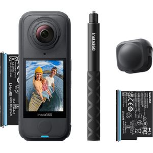 Insta360 X4 Air Starter Bundle Action-Cam, wasserdicht bis 15m, 8K/30fps, 29MP, 360° Ultraweitwinkel
