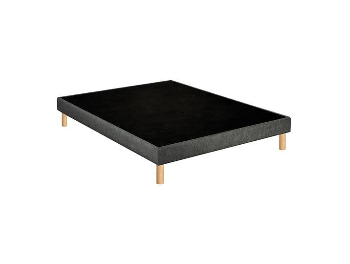 Sommier déco tapissier Unic gris - Merinos 100x200