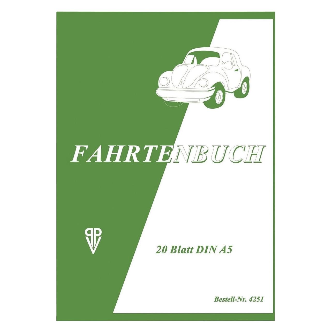 Neutral Fahrtenbuch, Pkw mit Kraftstoffverbrauch Formularbuch 4251 (20x) (4251)