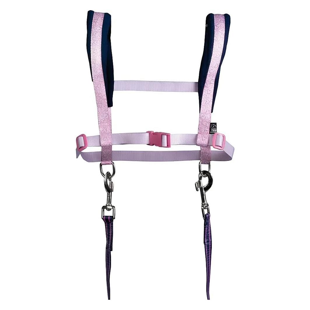 HKM Pferdegeschirr - Hearts- rosa/dunkelblau (142003869.0001)