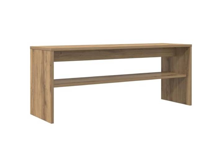 KUPTYERFG TV-Schrank Lowboard Fernsehtisch Artisan-Eiche 100x30x40cm Kompaktes Medienregal für Wohnzimmer und Schlafzimmer. Stabile Ablage aus Holzwerkstoff schafft Ordnung.