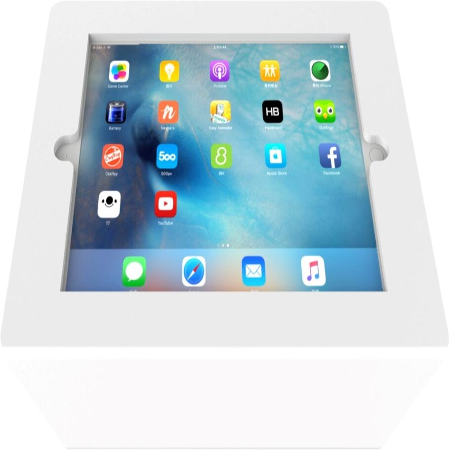 Deltaco Tablet Bordholder - Maks. Mål: 9.7" - Hvid