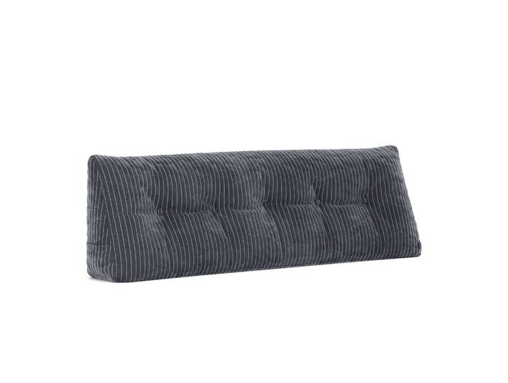 Keilkissen Samt 150 x 20 x 50 cm anthrazit