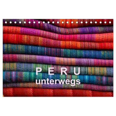 Peru – unterwegs (Tischkalender 2026 DIN A5 quer), CALVENDO Monatskalender