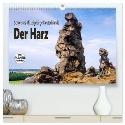 Der Harz - Schönstes Mittelgebirge Deutschlands (hochwertiger Premium Wandkalender 2027 DIN A2 quer), Kunstdruck in Hochglanz