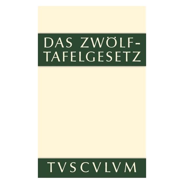 De Gruyter Das Zwölftafelgesetz (Deutsch, Hardcover) (7963943)