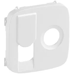 Legrand 754839 Valena Allure Abdeckung für TV+RJ45 Einsatz (KAT6 UTP). Farbe: Perlmutt