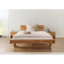 Bett Eiche 180x200x87 natur geölt BREGENZ #103