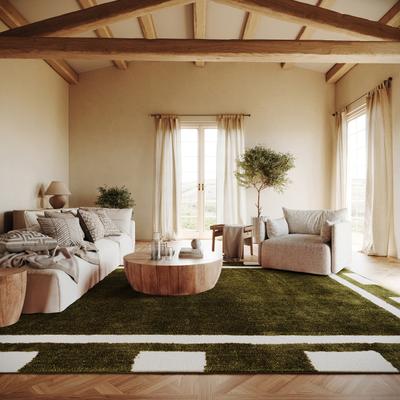 Nuloom Isavea Bordered Handmade Area Rug