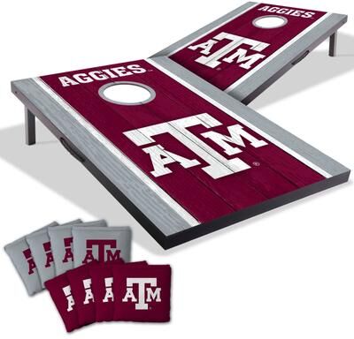 Skip's Garage Texas A&M Aggies NCAA Compact 2x3 Tailgate Cornhole Board Set