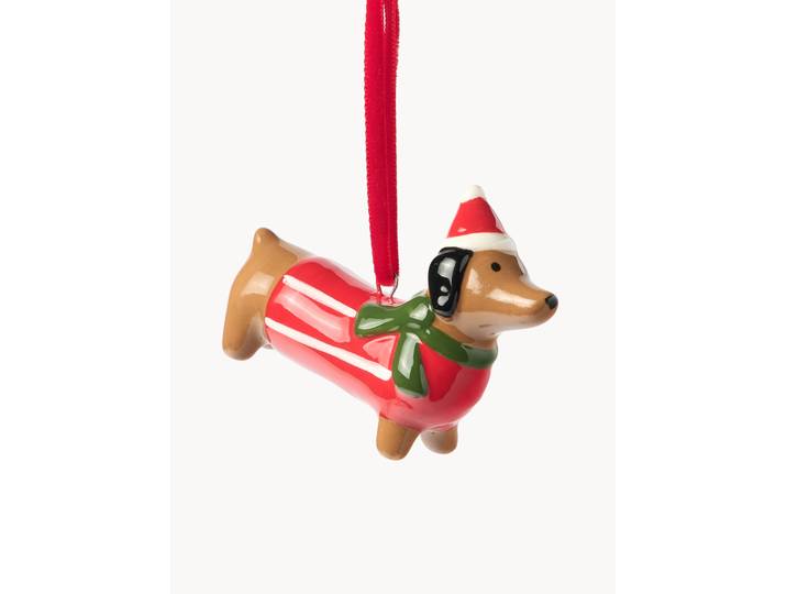 Décorations de Noël en porcelaine Oliver, 2 pièces