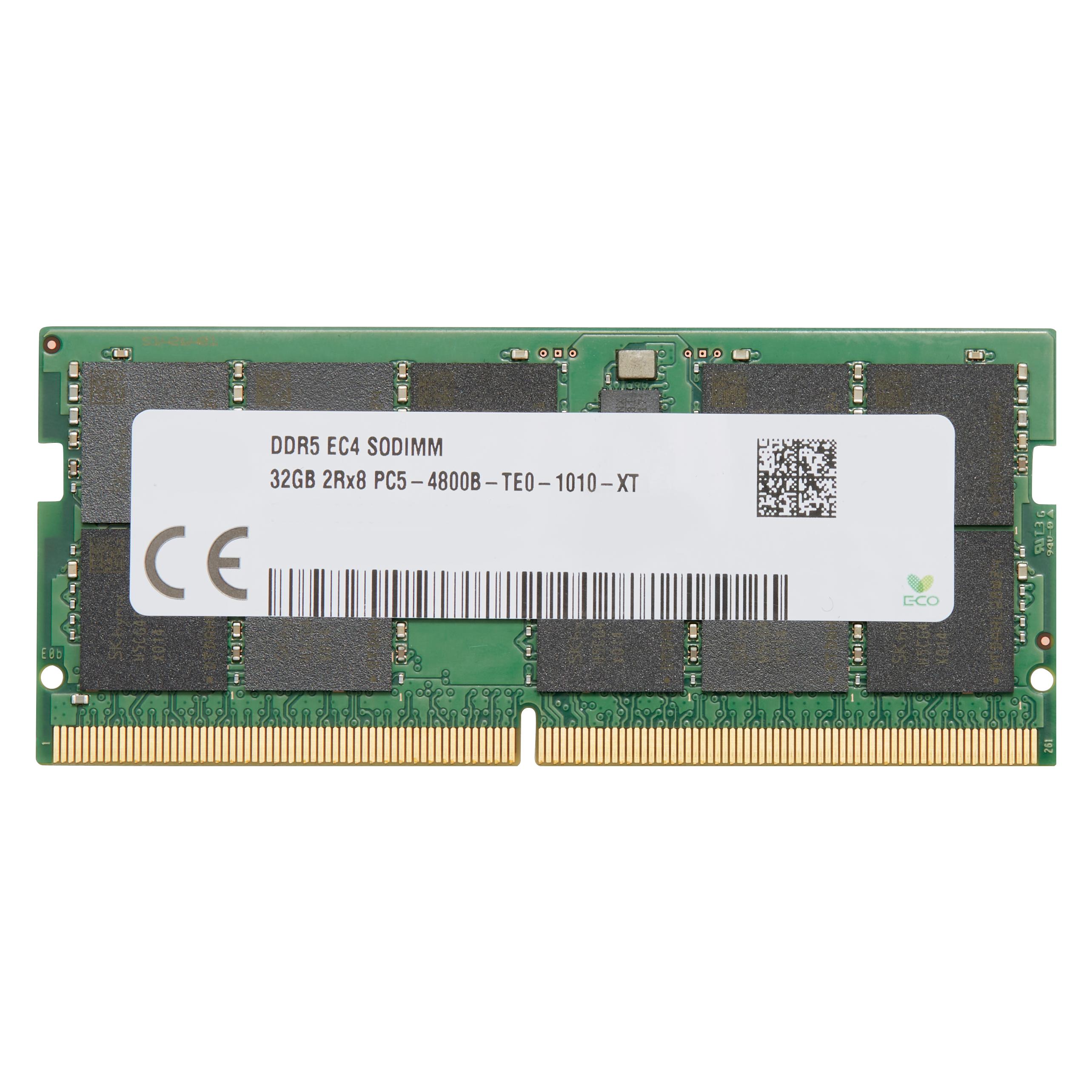 HP 32GB DDR5 4800 ECC Memory (1 x 32GB, 4800 MHz, DDR5-RAM, R-DIMM) (340K2AA)