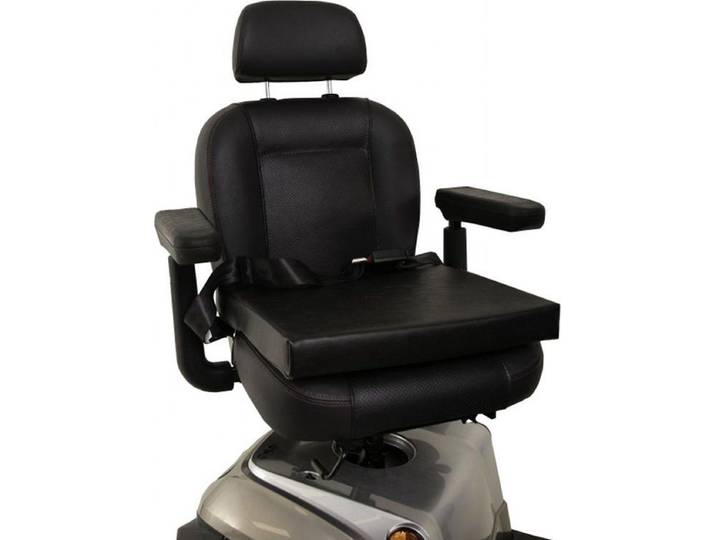 Harley Comfort Plus zitkussen - 43 x 43 x 8 cm - Lichtgewicht - Zwart