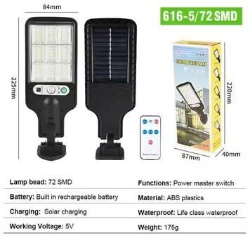 Inspired Living Solar Brilliance 108 COB Outdoor Motion Sensor Street & Wall Light 02 E